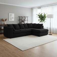 Jumbo Cord L shape Corner Sofa