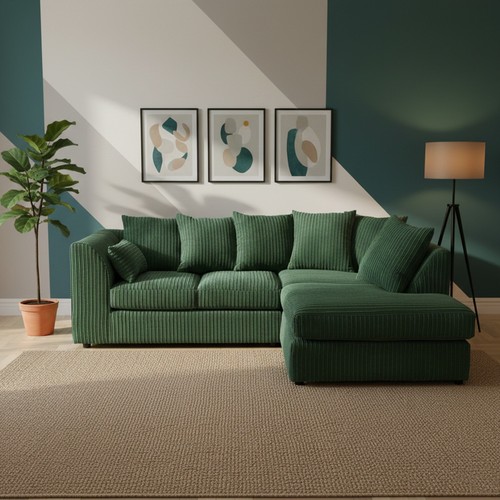 Corner jumbo cord - 4, seater