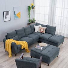 L shape Corner Sofas Cuhsion