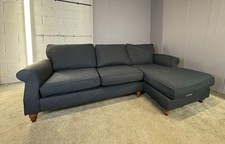 Next Navy l shape sofa