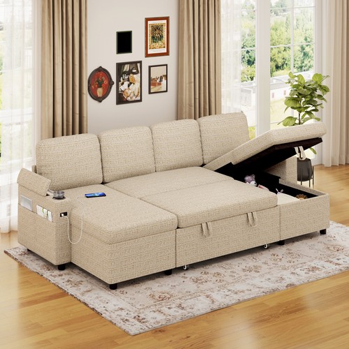 Corner sofa bed shaped - sofa, l-shaped