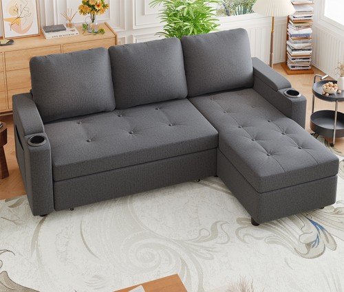 Shaped corner sofa - corner, bed