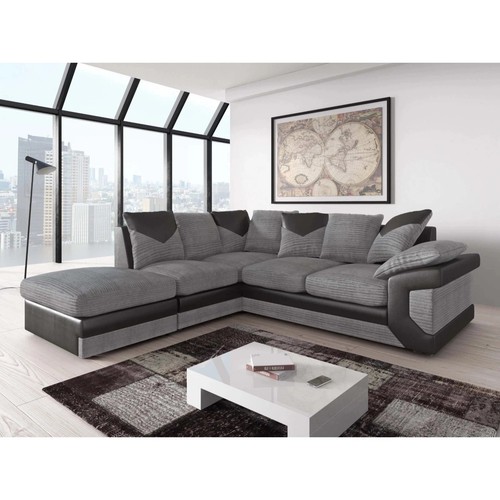 Fabric corner sofa - fabric, l
