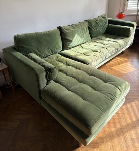 Seater shaped sofa made - -,